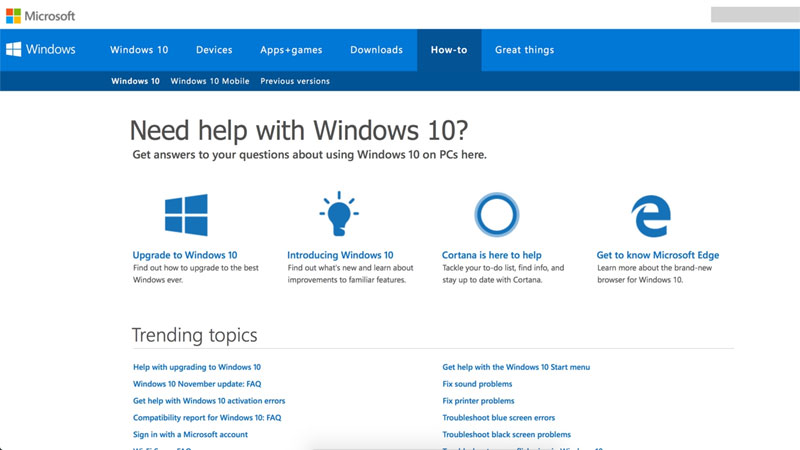 How to Get Help in Windows 10